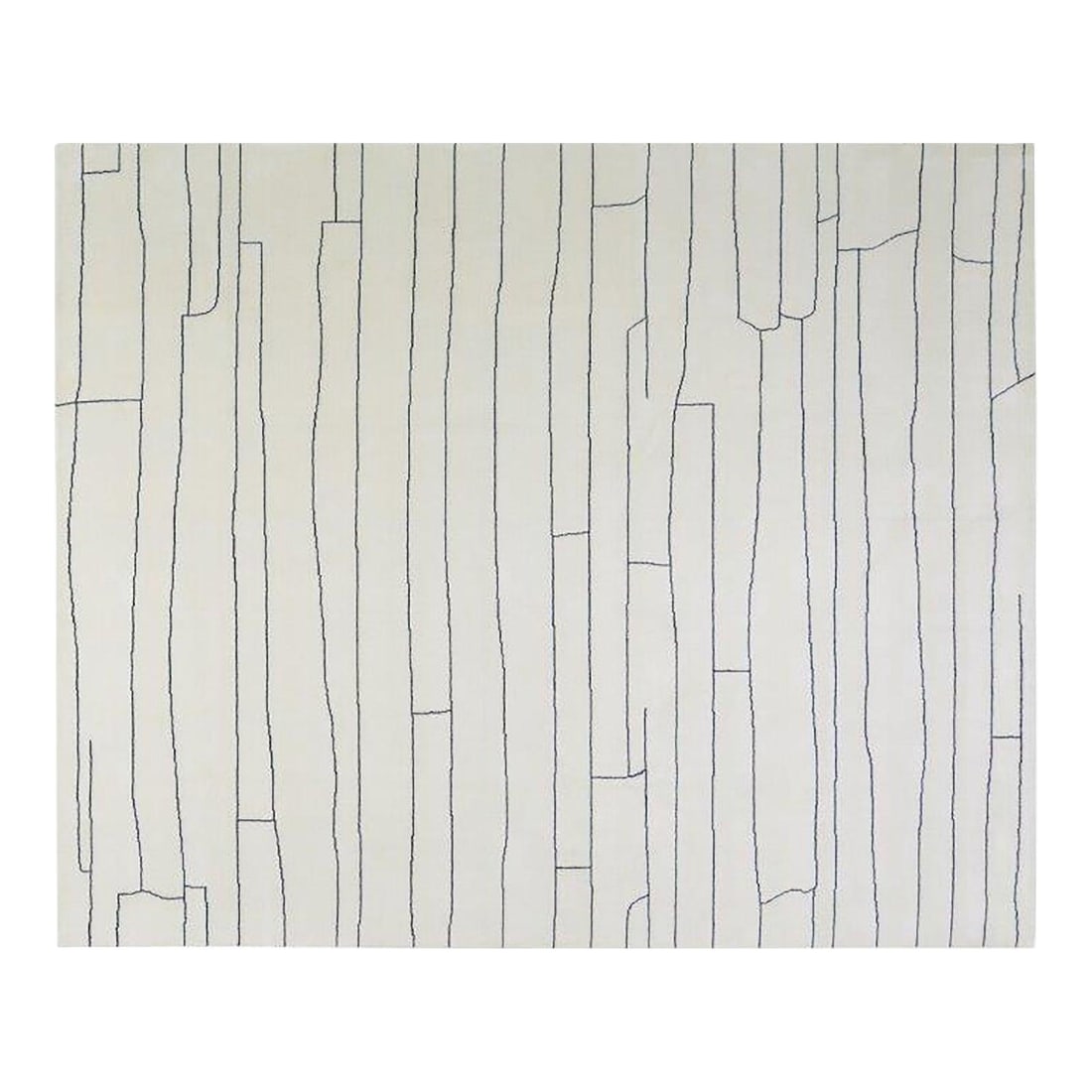 Abstract Design Wool Area Rug 8'1 x 10' Moroccan Hand Knotted (1 of 6)