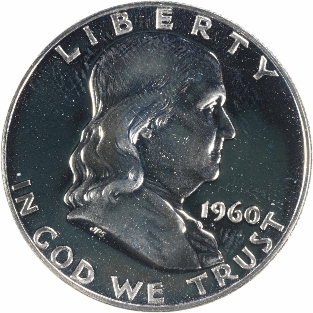 Choice Proof 1960 Silver Franklin Half Dollar Uncertified Coin (1 of 2)