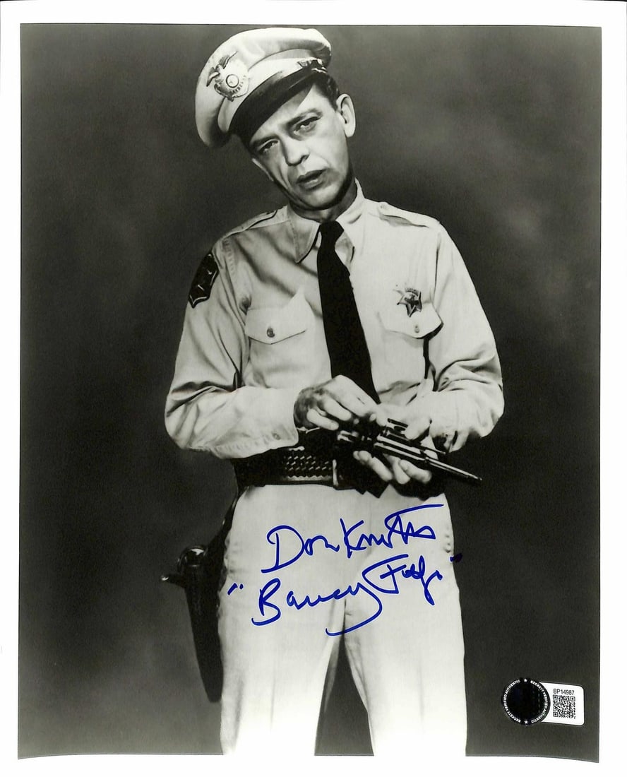 Beckett Authenticated Don Knotts Barney Fife Signed 8x10 Photo (1 of 1)