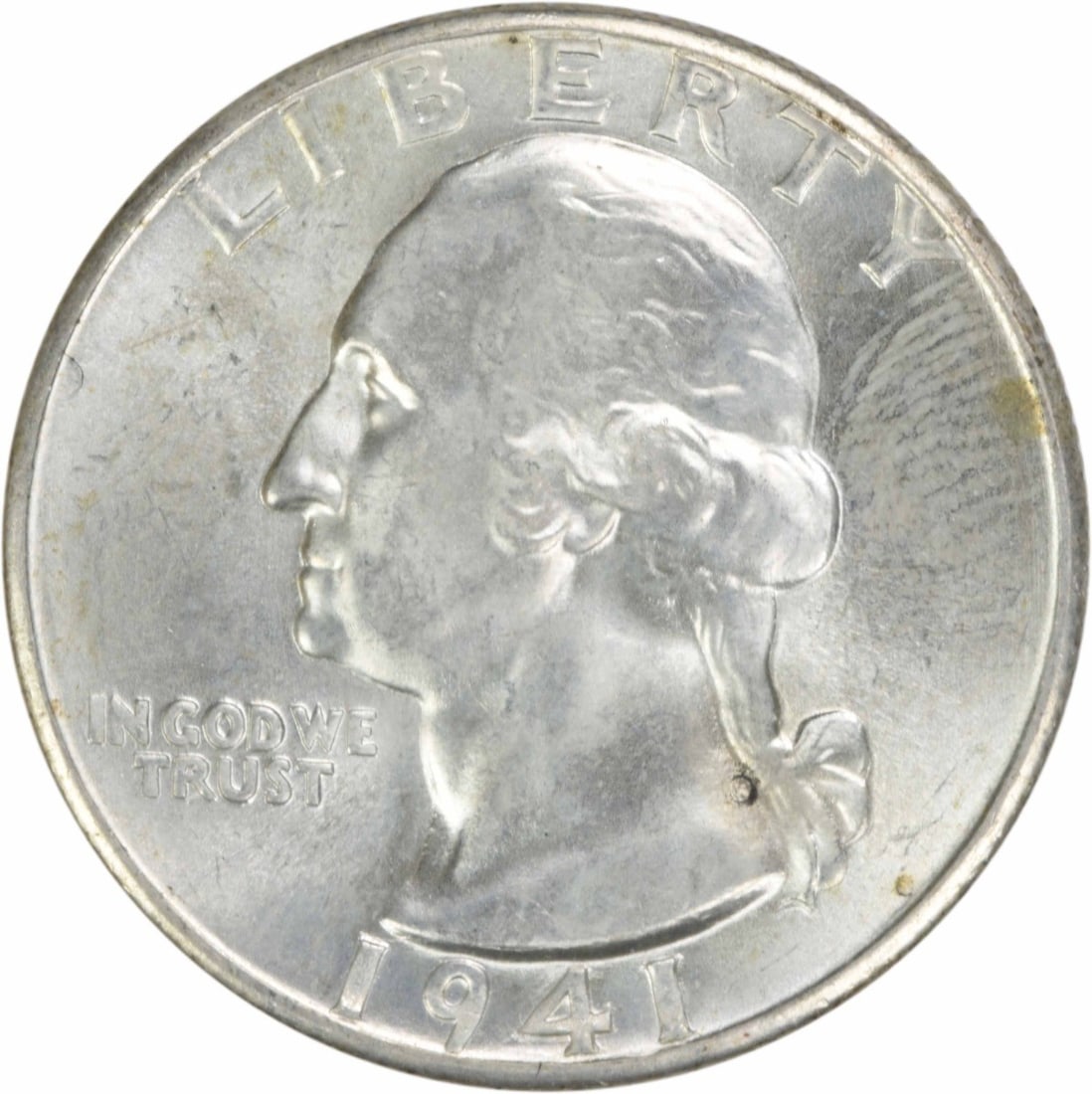 1941-D Silver Washington Quarter Choice BU+ Uncertified (1 of 2)