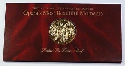 Franklin Mint Sterling Silver Lohengrin Medal Gold-Plated 0.925 Wagner Opera (1 of 3)