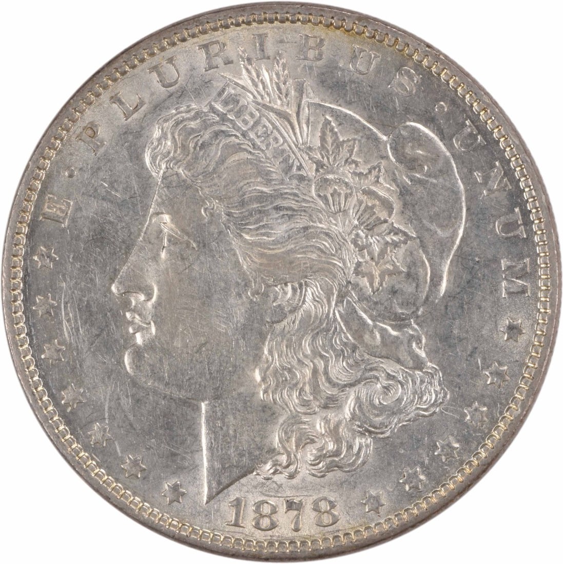 1878 Morgan Silver Dollar AU Slider Uncertified 90% Silver (1 of 2)