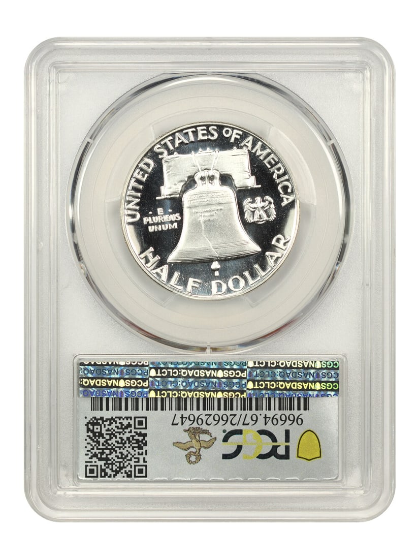 1953 Franklin Half Dollar 50C PCGS Proof 67 DCAM D.L. Hansen - 2