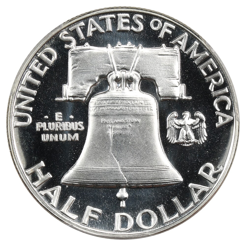 1953 Franklin Half Dollar 50C PCGS Proof 67 DCAM D.L. Hansen - 4