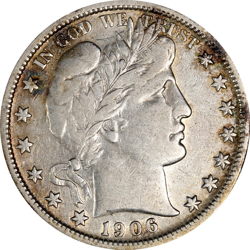 1906 O Silver Barber Half Dollar (1 of 2)
