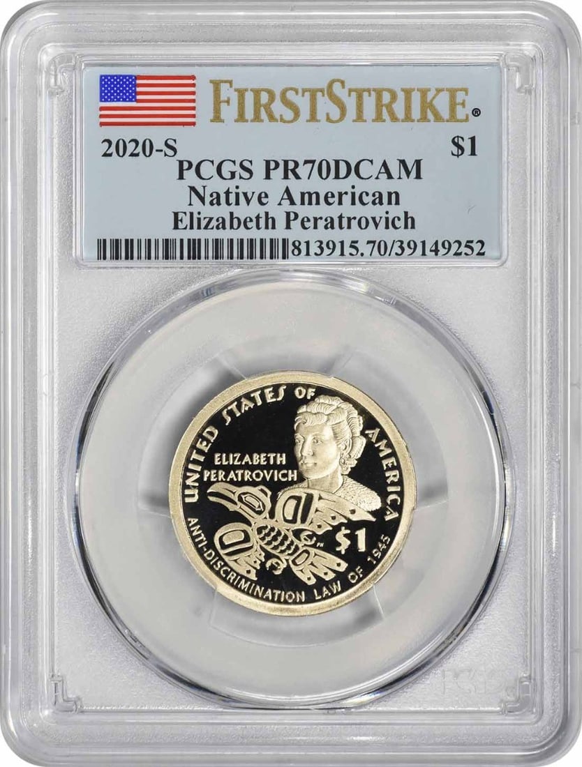 PCGS PR70DCAM 2020-S Native American Dollar Proof (1 of 2)