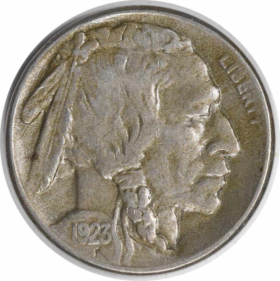 1923-S Buffalo 5C Nickel VF Uncertified: 1923-S Buffalo 5C Nickel VF Uncertified This 1923-S Buffalo Nickel is a circulated coin from the United States, featuring the classic Buffalo design. It is graded VF (Very Fine) and is uncertified. Th