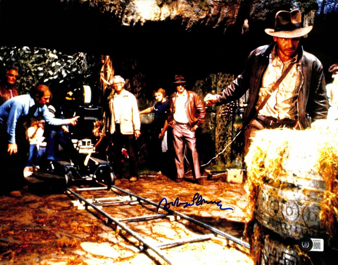 Beckett Authenticated Douglas Slocombe Indiana Jones 11x14 Behind the Scenes Photo (1 of 1)