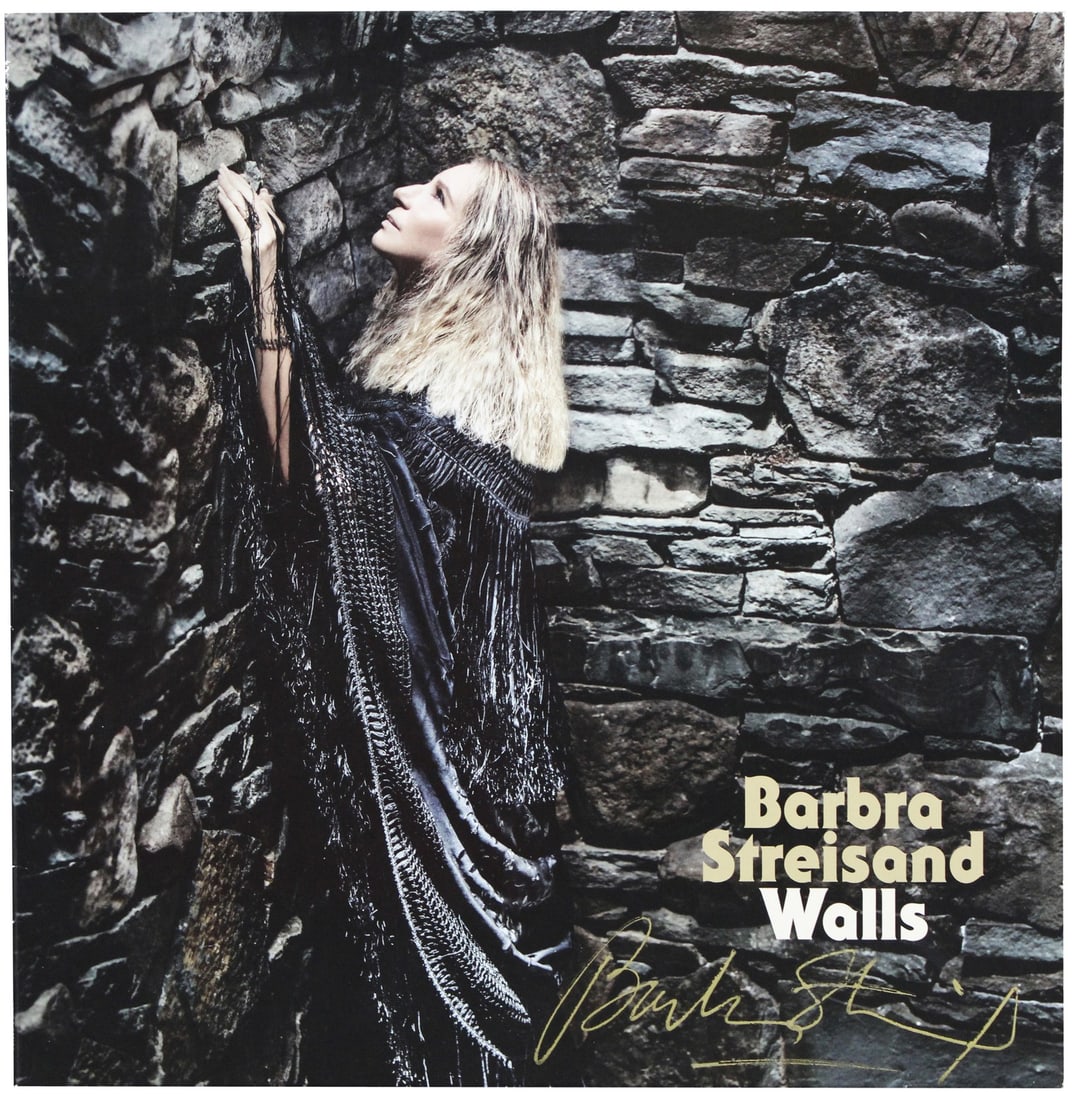 Barbra Streisand Signed Walls Album Cover with Beckett COA: Barbra Streisand Signed Walls Album Cover with Beckett COA This authentic signed Walls album cover has been personally autographed by the legendary Barbra Streisand. The item is certified 100% authent