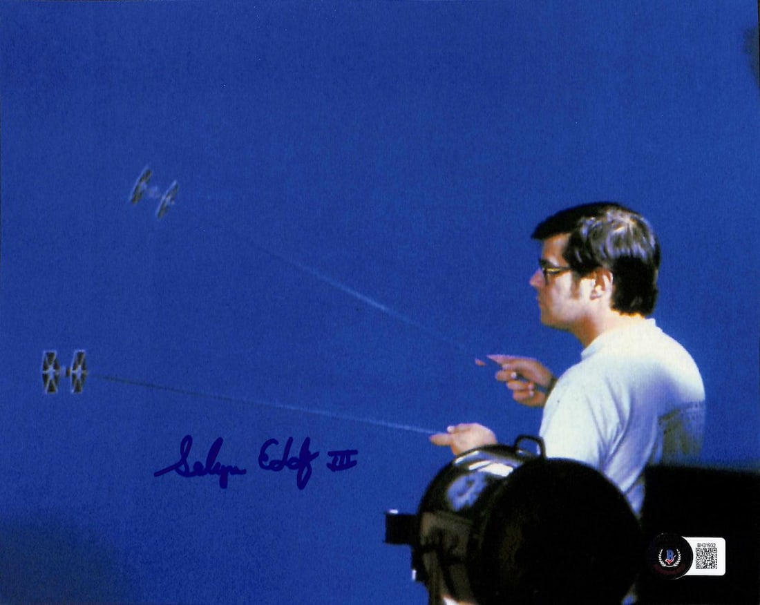 Beckett authenticated Selwyn Eddy III Star Wars 8x10 ILM photo (1 of 1)