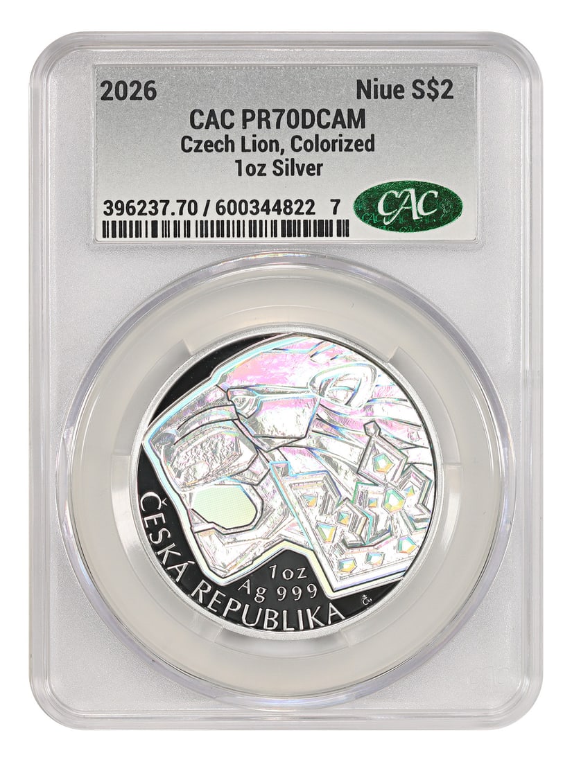 2026 Czech Lion 1 oz Silver Coin PR70DCAM Box (1 of 6)