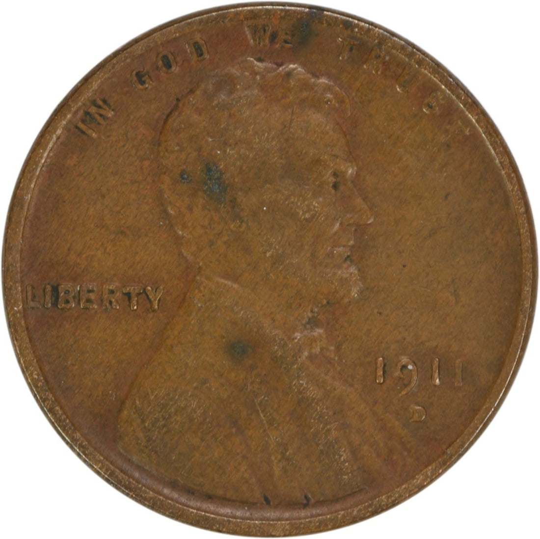 1911 D Lincoln Wheat Cent EF Copper Uncertified (1 of 2)