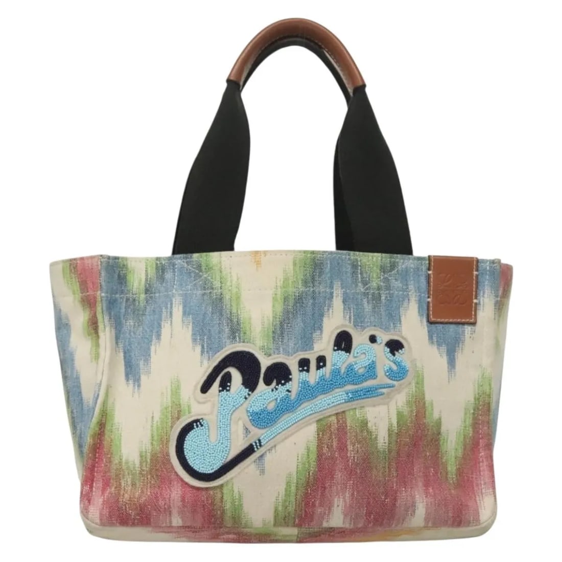 Paula's Ibiza Canvas Tote Bag by Loewe Multicolour (1 of 18)