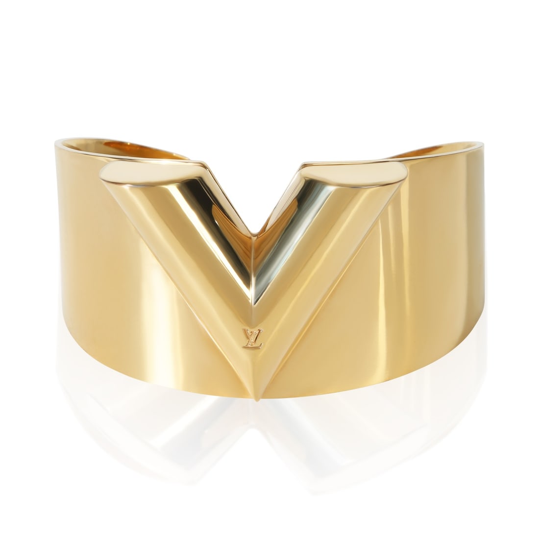 Louis Vuitton Essential V Gold Plated Bracelet (1 of 1)