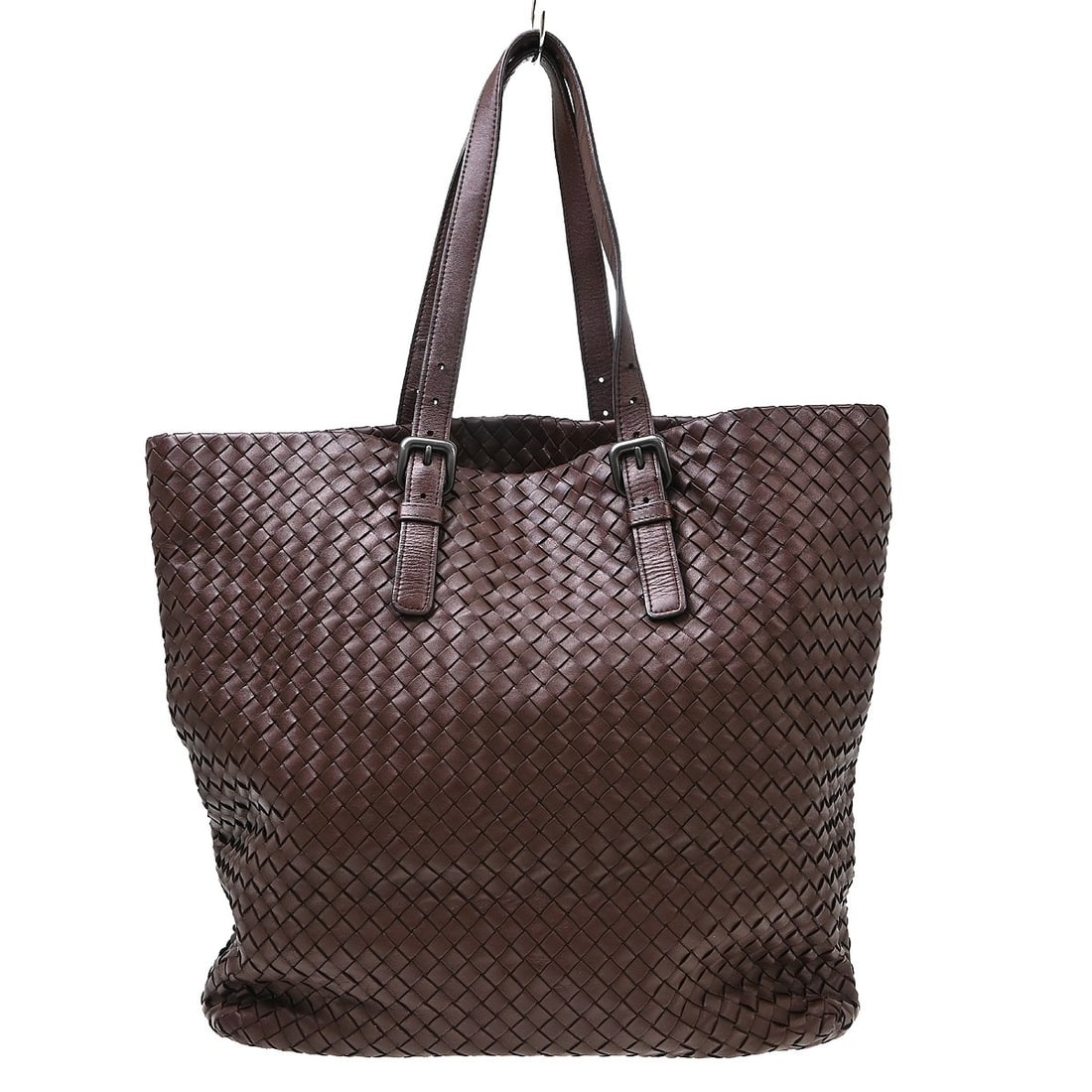 Bottega Veneta Intrecciato Brown Leather Top Handle Tote Bag: Bottega Veneta Intrecciato Brown Leather Top Handle Tote Bag Bottega Veneta Intrecciato tote handbag in brown leather with top handles and a beige lining. This extra large women's tote is made in Ital