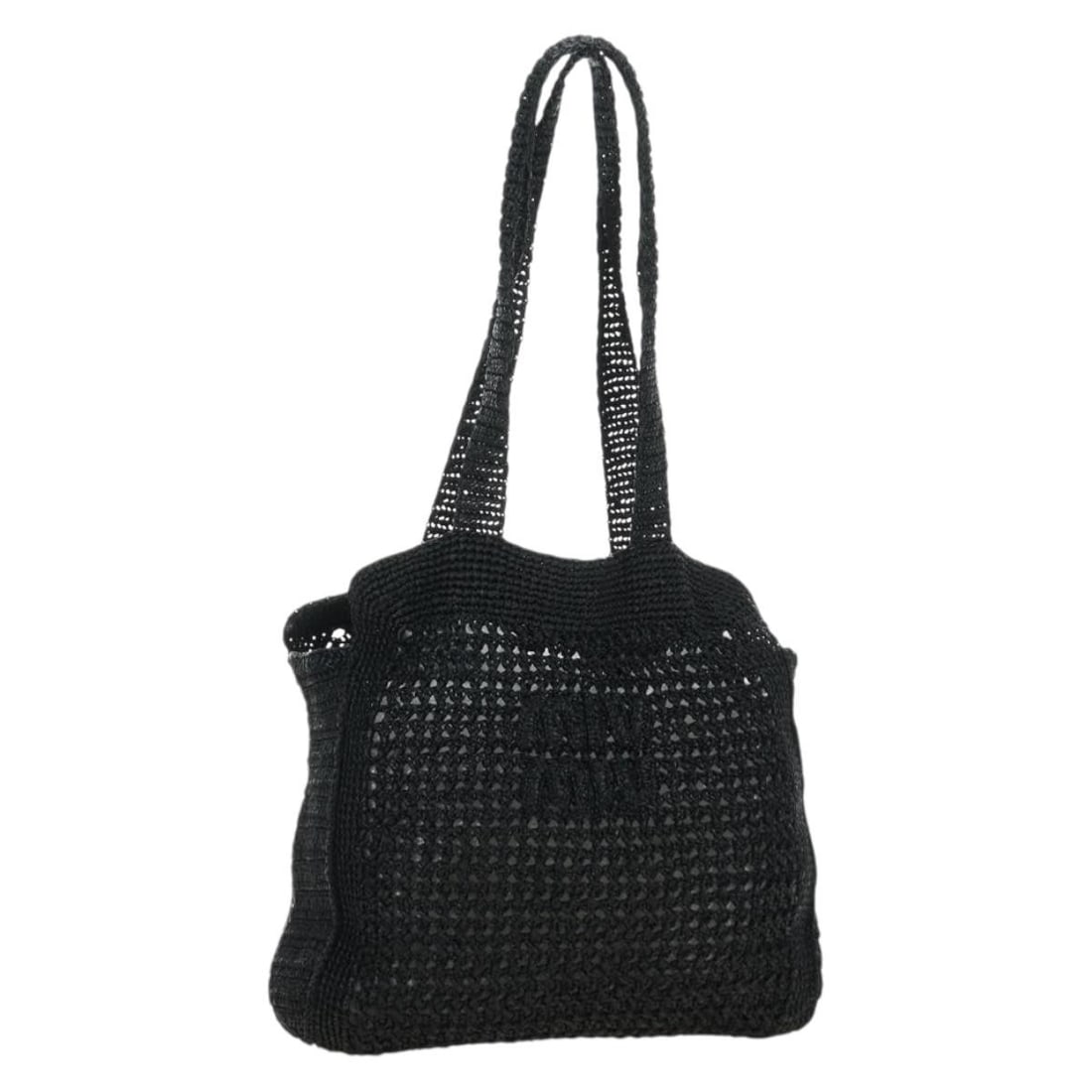 Miu Miu Black Silver Wood Tote Bag with Dust Bag: Miu Miu Black Silver Wood Tote Bag with Dust Bag Authentic Miu Miu tote bag in black and silver, made in Italy. Includes a dust bag. Condition is rated A, with the exterior, interior, pocket, and corn