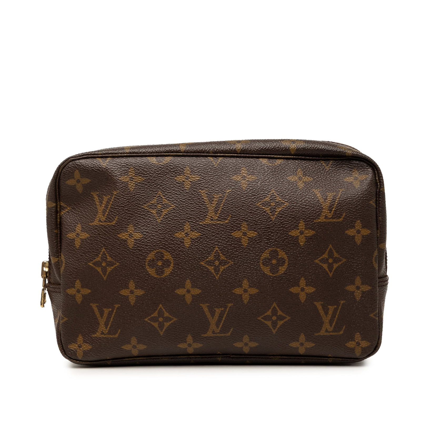 Louis Vuitton Monogram Canvas Zip Pouch Trousse Toilette 23: Louis Vuitton Monogram Canvas Zip Pouch Trousse Toilette 23 This Louis Vuitton Monogram Trousse Toilette 23 features the iconic monogram canvas exterior, a top zip closure, and an interior slip pocket