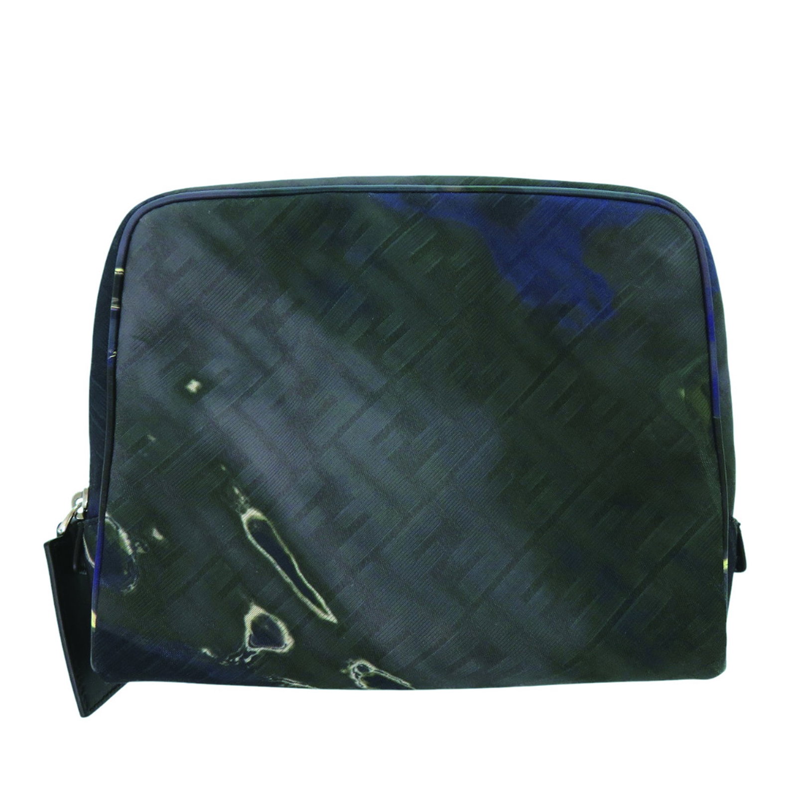 Fendi FF 1974 Zucca Gradient Canvas Toiletry Pouch Blue (1 of 8)