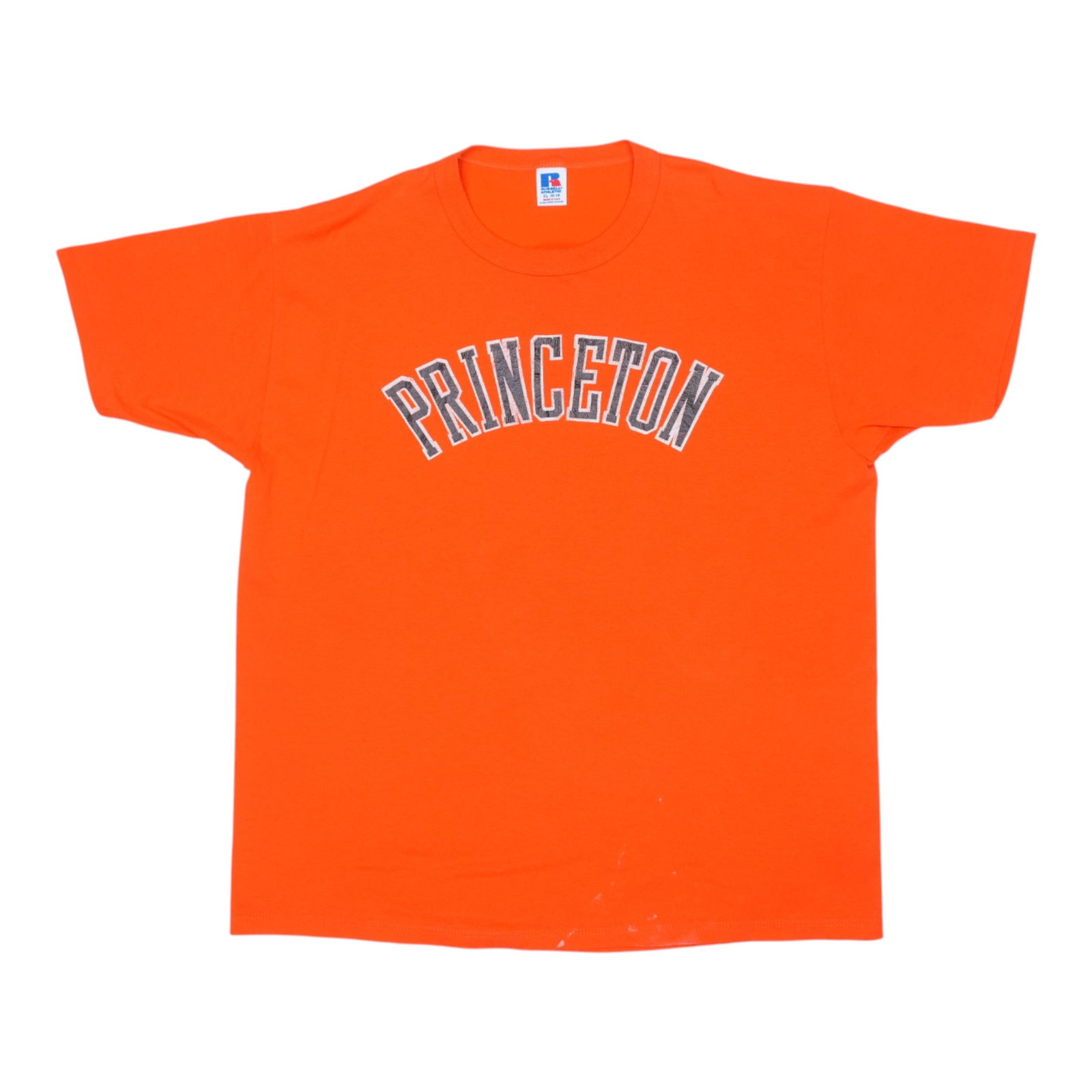 Vintage 1980s Orange Princeton University Poly Cotton Extra Large Shirt (1 of 6)