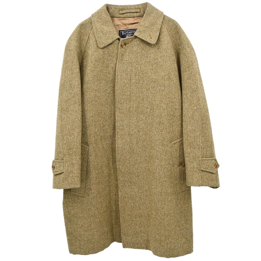 Burberrys Womens Brown Wool Button Coat S216603 01 (1 of 15)