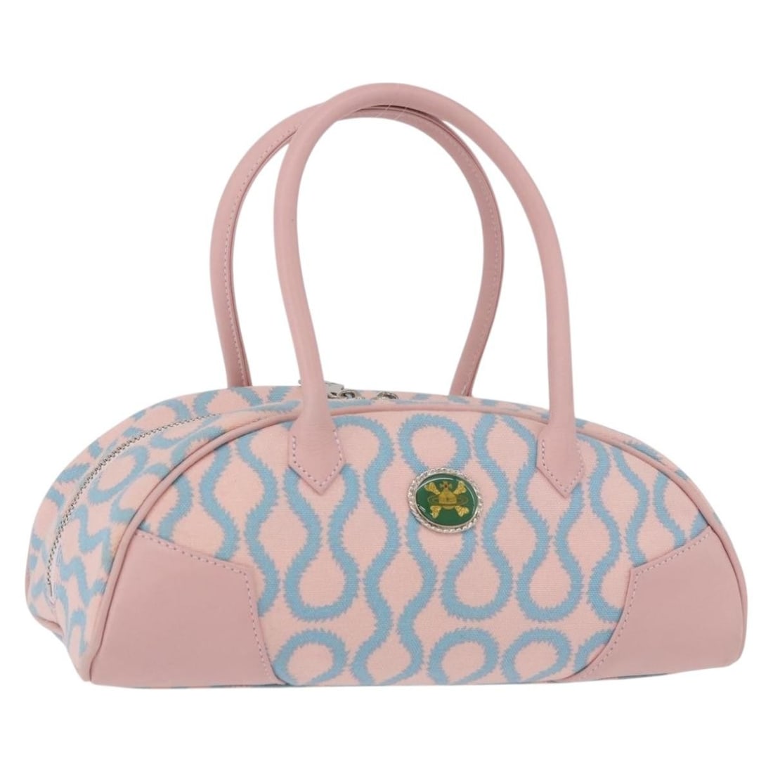 Vivienne Westwood Canvas Handbag in Pink and Silver (1 of 18)