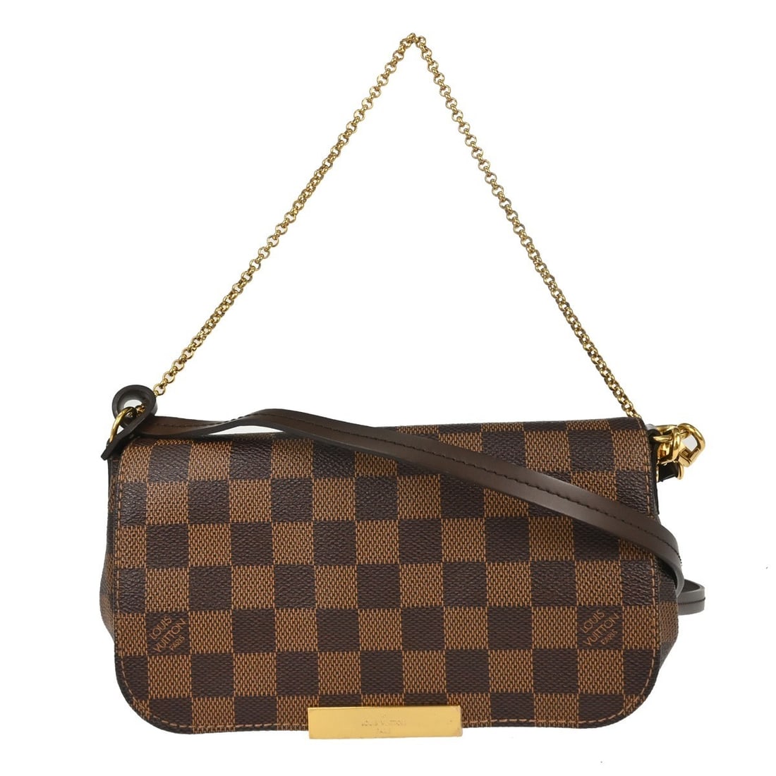 Louis Vuitton Favorite PM Damier Canvas Shoulder Bag N41276 (1 of 10)