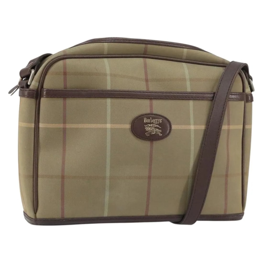 Burberry Nova Check Shoulder Bag Beige Canvas: Burberry Nova Check Shoulder Bag Beige Canvas This Burberry Nova Check shoulder bag is crafted from beige canvas and designed for women. It features the iconic Nova Check pattern and provides a spacio