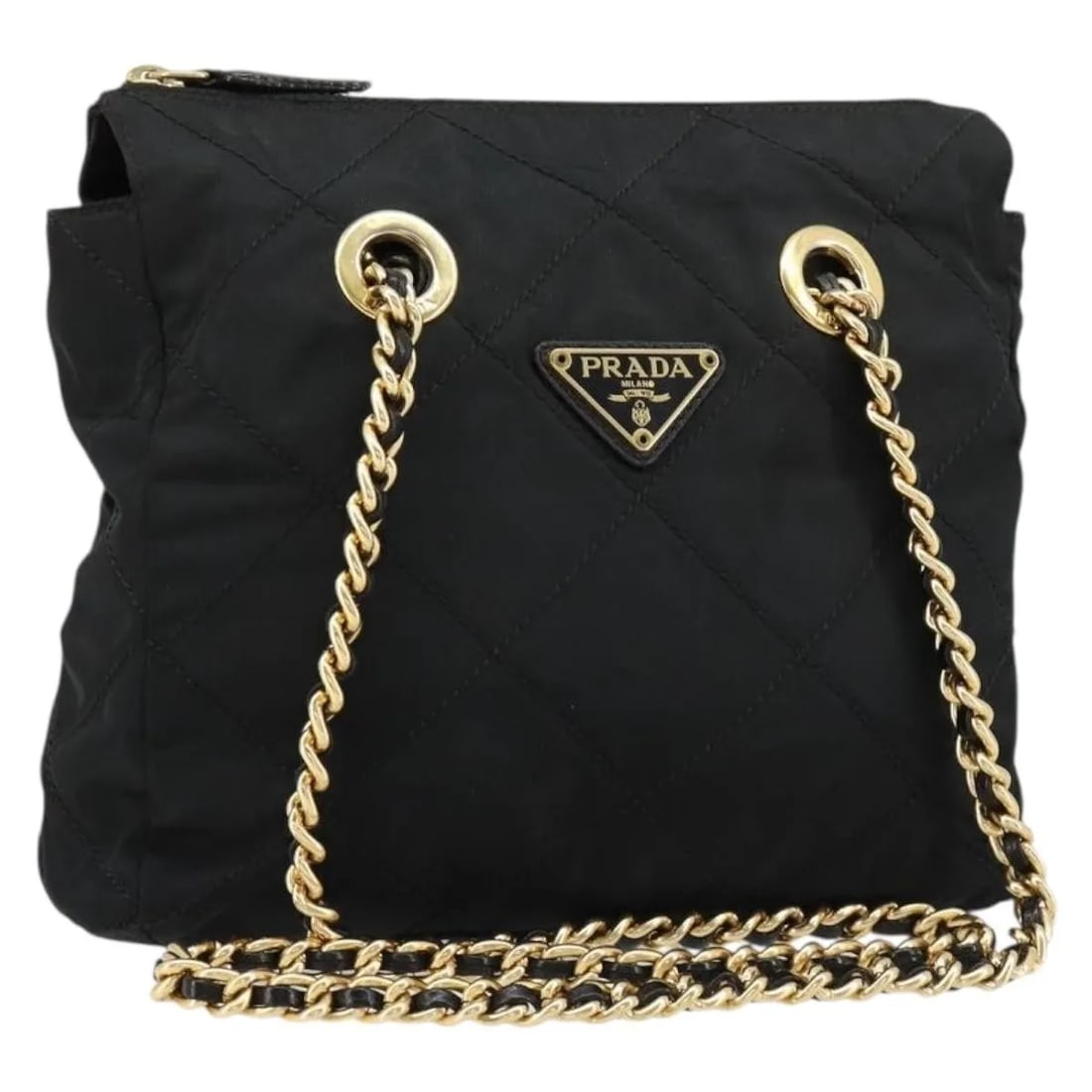 Prada Re-Edition 1995 Chain black nylon shoulder bag (1 of 18)