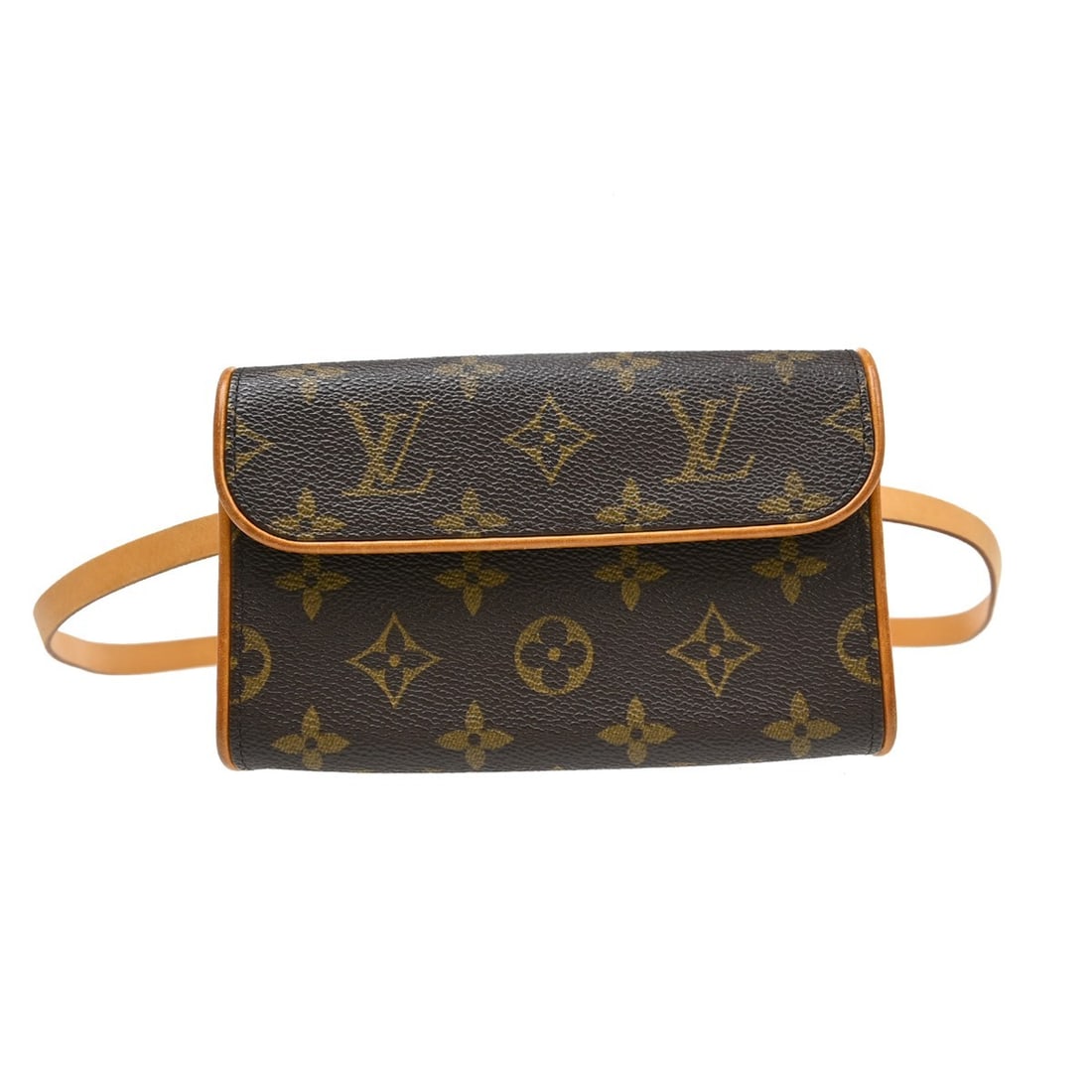 Louis Vuitton Pochette Florentine Monogram Canvas Belt Bag Size S: Louis Vuitton Pochette Florentine Monogram Canvas Belt Bag Size S Vintage Louis Vuitton Pochette Florentine bum bag in Monogram canvas with leather trim and an adjustable belt. This small waist bag fe