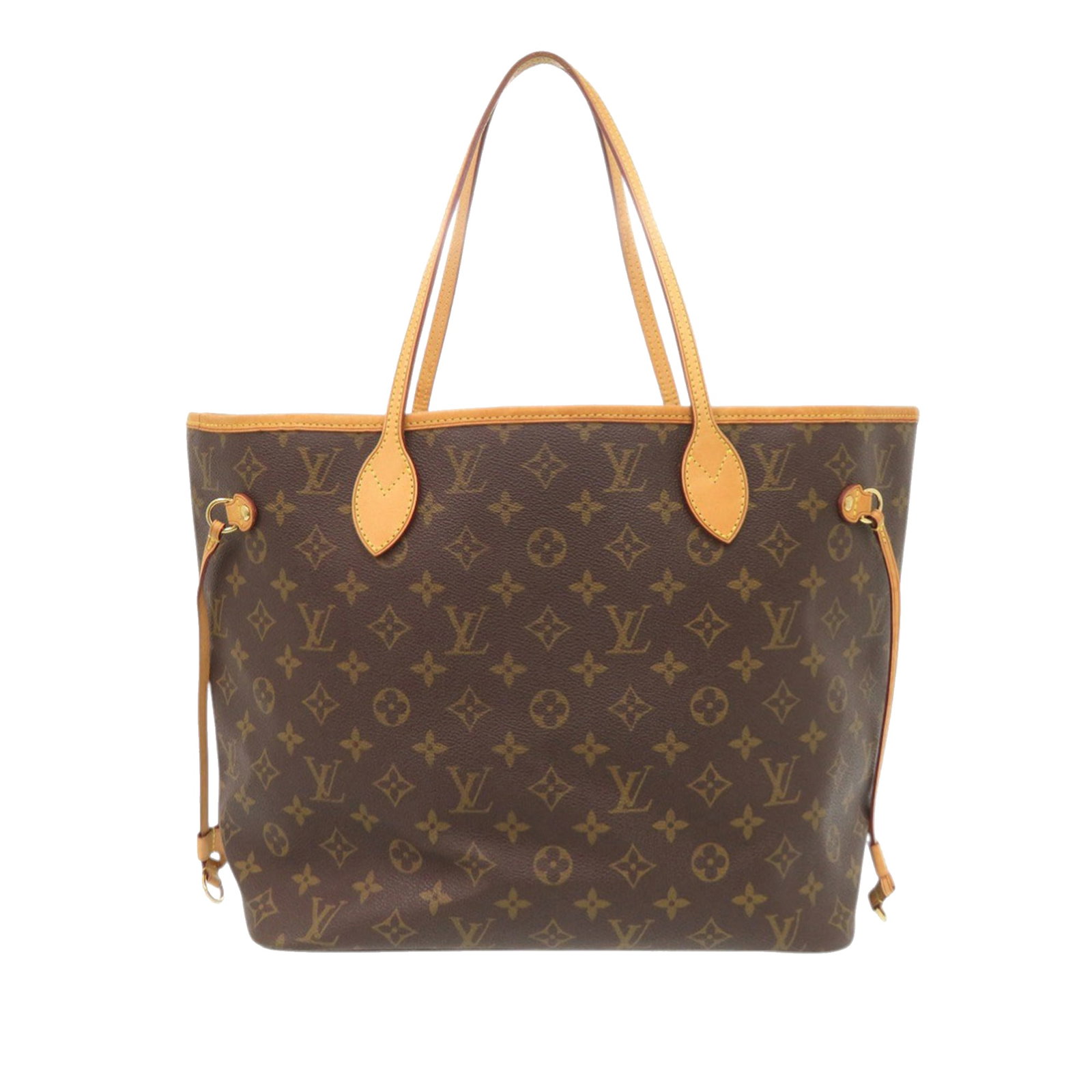 Louis Vuitton Neverfull MM Monogram Canvas Tote Bag: Louis Vuitton Neverfull MM Monogram Canvas Tote Bag The Louis Vuitton Monogram Neverfull MM is a stylish tote featuring the brand's iconic monogram canvas, complemented by flat vachetta leather handle