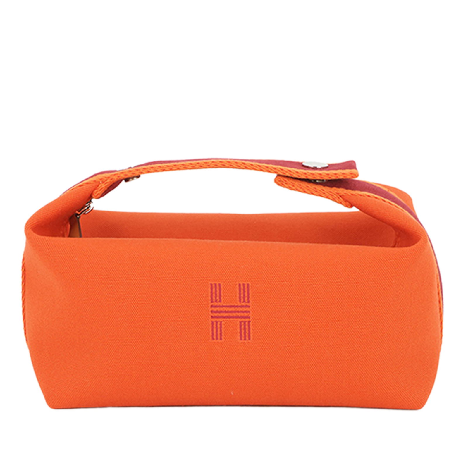 Orange Fabric Vanity Case Hermes Bride A Brac Small (1 of 8)