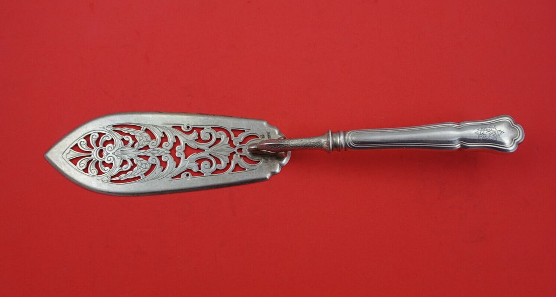 Austrian .800 Silver Fish Server with 3-D Dolphin Design (1 of 6)