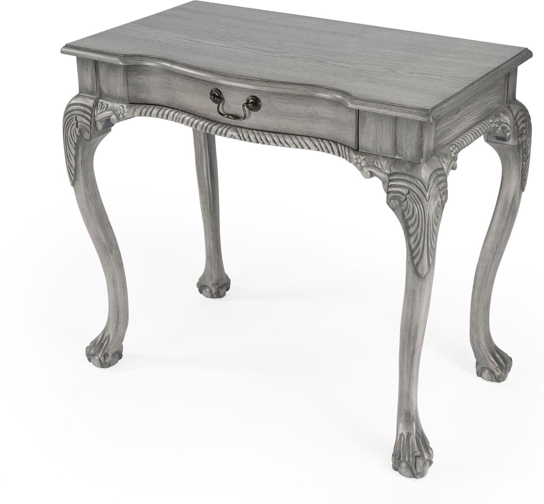 Butler Dupree Writing Desk Gray English Traditional Style (1 of 9)