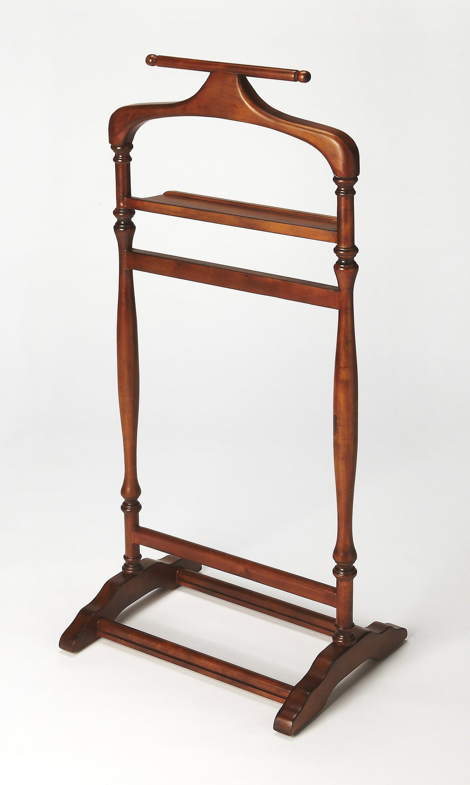 Butler Olive Ash Burl Valet Stand Heritage Collection: Butler Olive Ash Burl Valet Stand Heritage Collection This Traditional Olive Ash Burl Valet Stand is a functional and stylish addition to any formal setting. Crafted from durable poplar resin rubberwo