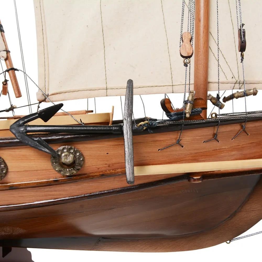 Traditional Mediterranean Xebec Ship Model 27H 35W 7D Nautical Display (1 of 17)