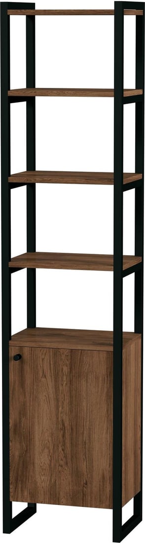 Butler Drake Walnut Veneer Bookcase Antique Style 73H: Butler Drake Walnut Veneer Bookcase Antique Style 73H Elevate your modern home with this sophisticated walnut veneer bookcase. Designed in an antique or vintage style, it features a medium brown walnu