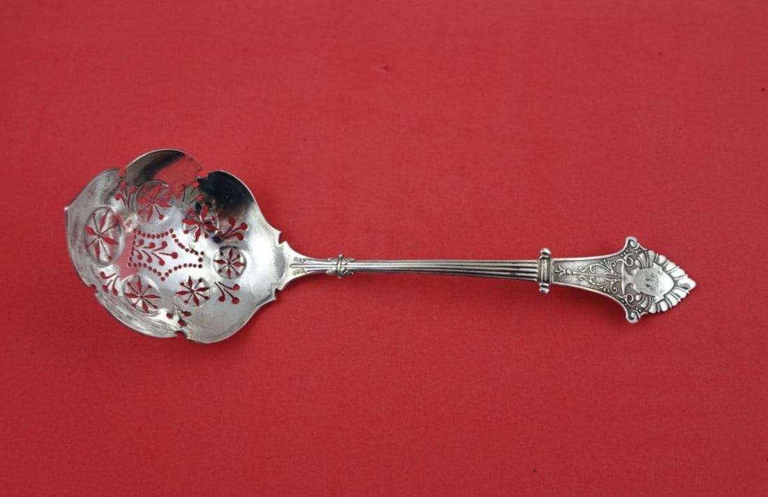 Gorham Louis XIV Sterling Silver Large Sugar Sifter Ladle 7 7/8 Inch (1 of 2)