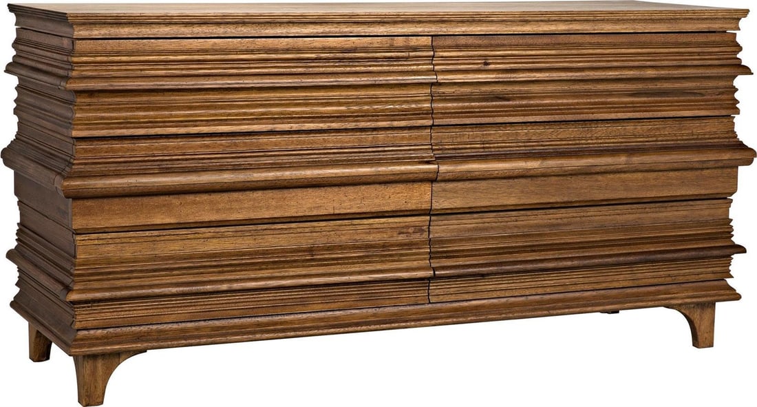 Bernard Chest of Drawers by Noir Dark Walnut English Traditional (1 of 5)