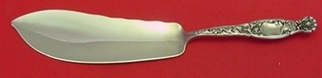 Whiting Heraldic Sterling Silver Fish Server 10.5 Inch Monogrammed (1 of 1)