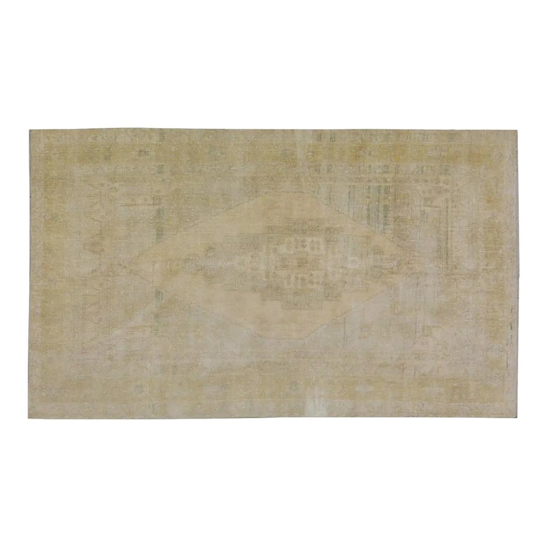 Slate Gray Wool Area Rug Hand-Knotted Turkish Anatolian 4'7'' x 7'8'' (1 of 6)