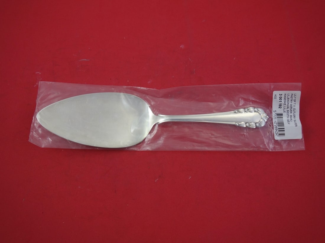 Georg Jensen Lily of the Valley Sterling Silver Cake Server 9 inch (1 of 2)