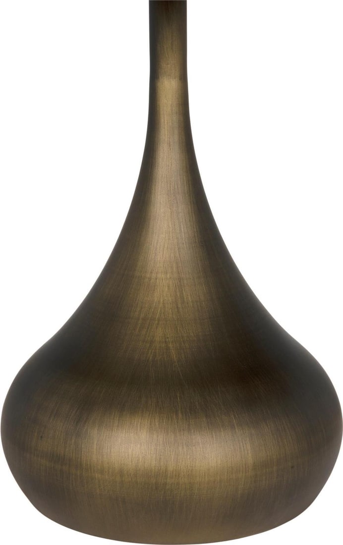 Noir Industrial Steel Marble Side Table Aged Brass Finish (1 of 6)