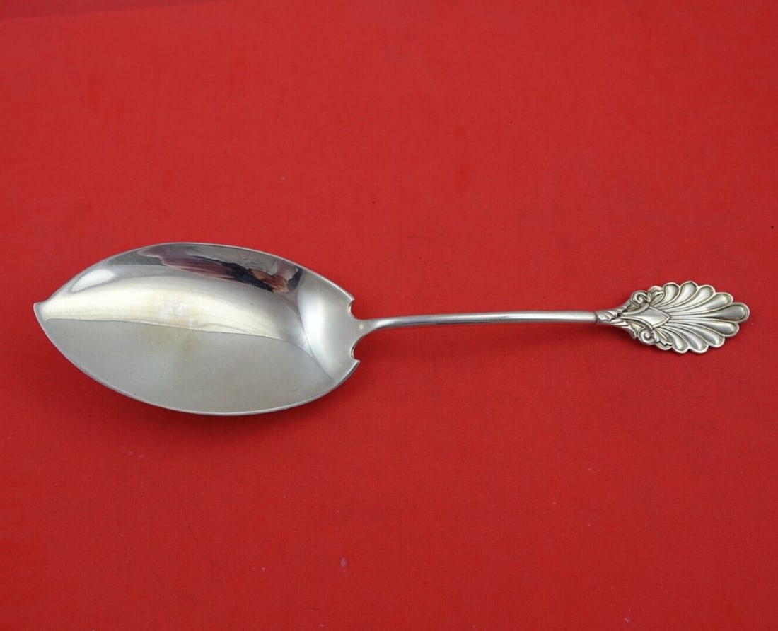 Grecian Pattern Sterling Silver Ice Cream Server by Gorham 9 5/8 Inches: Grecian Pattern Sterling Silver Ice Cream Server by Gorham 9 5/8 Inches This exquisite ice cream server from the Grecian pattern by Gorham is crafted from high-quality sterling silver (.925). Measurin