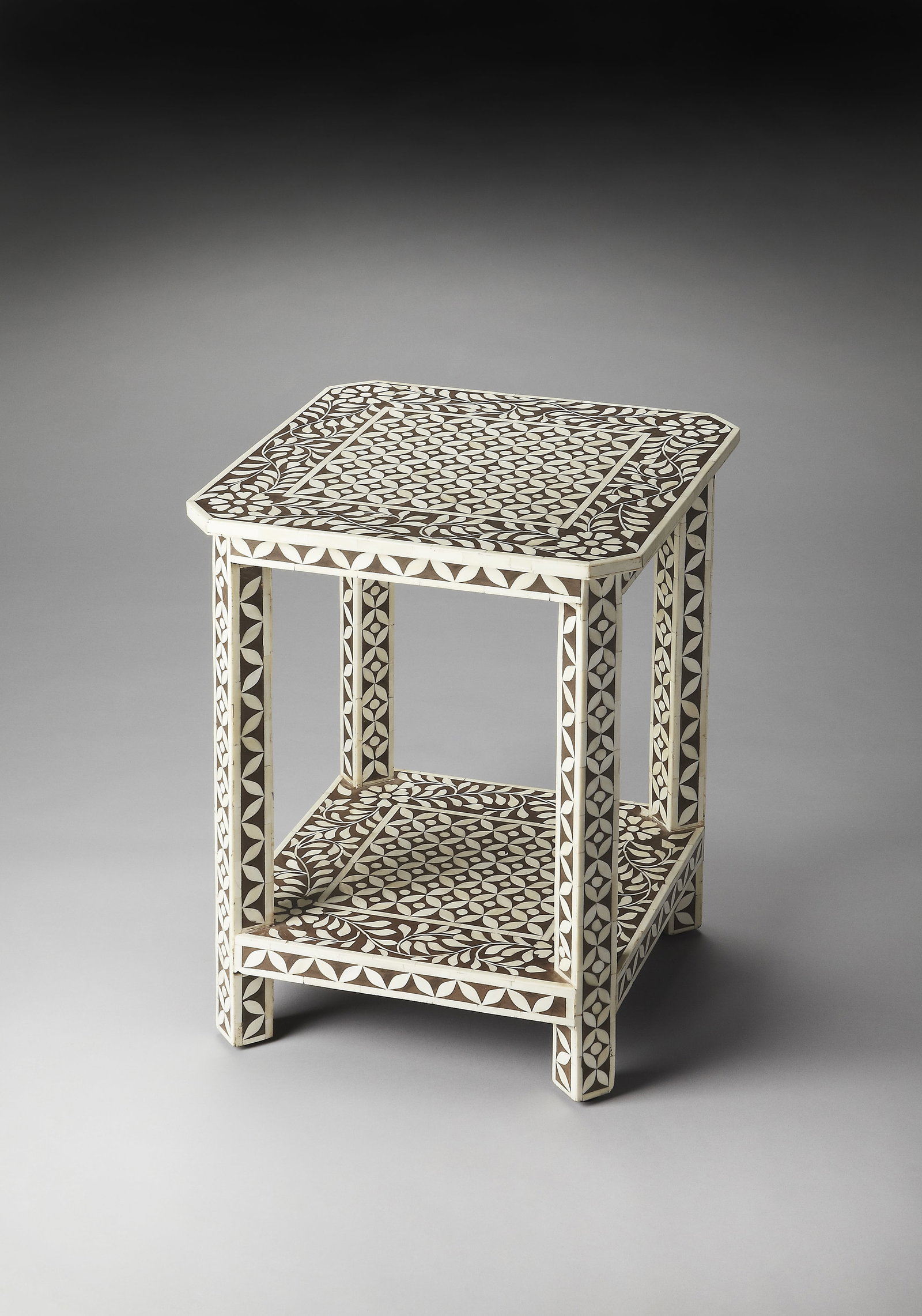 Butler Amelia Bone Inlay Square Side Table Modern Design (1 of 2)