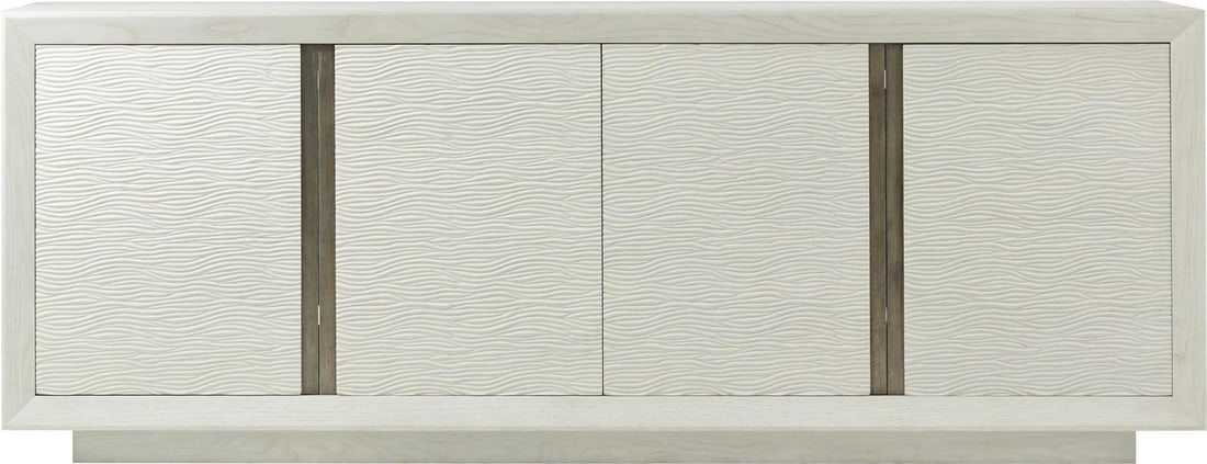 Theodore Alexander Opal Media Cabinet Solid Wood Modern Design (1 of 4)