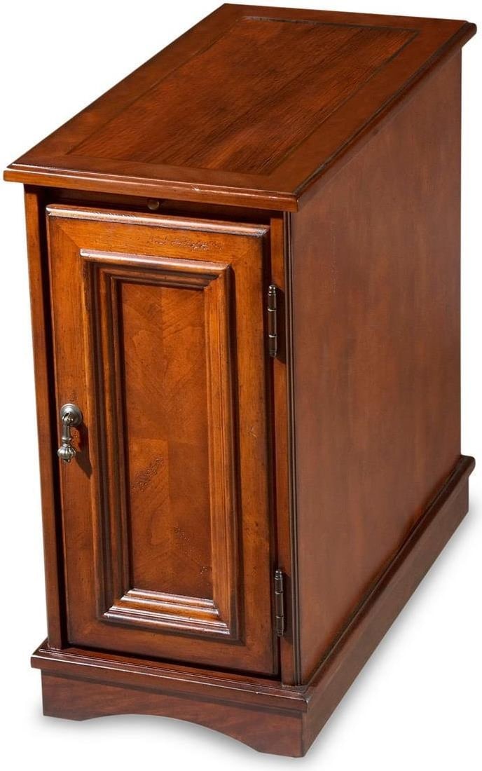 Butler Harling Transitional Wood Cabinet Brown Cherry Finish 24H (1 of 4)