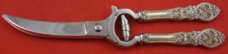 Valdres Th. Marthinsen .830 Silver Lobster Shears 10 1/4" (1 of 2)