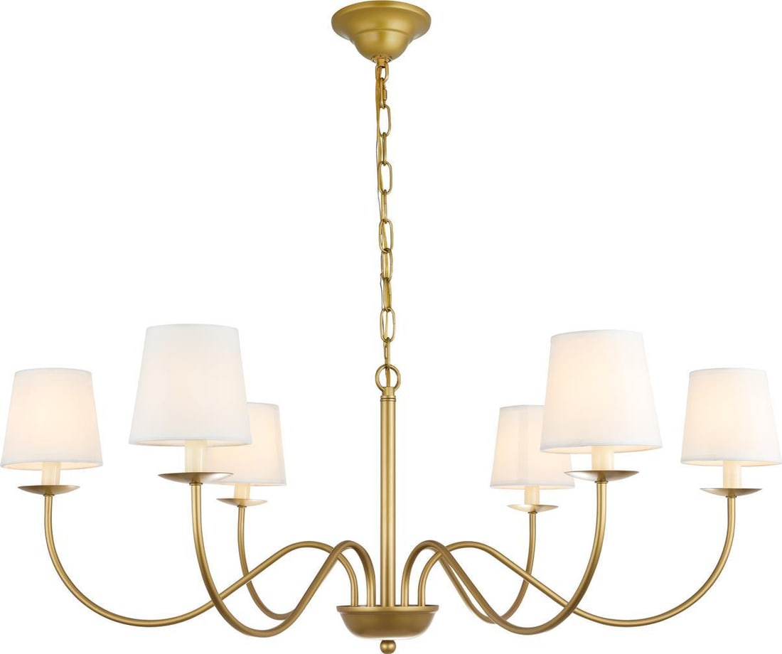 Eclipse Bowl Chandelier by Elegant Lighting in Brass and White: Eclipse Bowl Chandelier by Elegant Lighting in Brass and White Introducing the Eclipse Chandelier, a stunning blend of brass and white that brings timeless elegance to any space. This bowl chandelier 