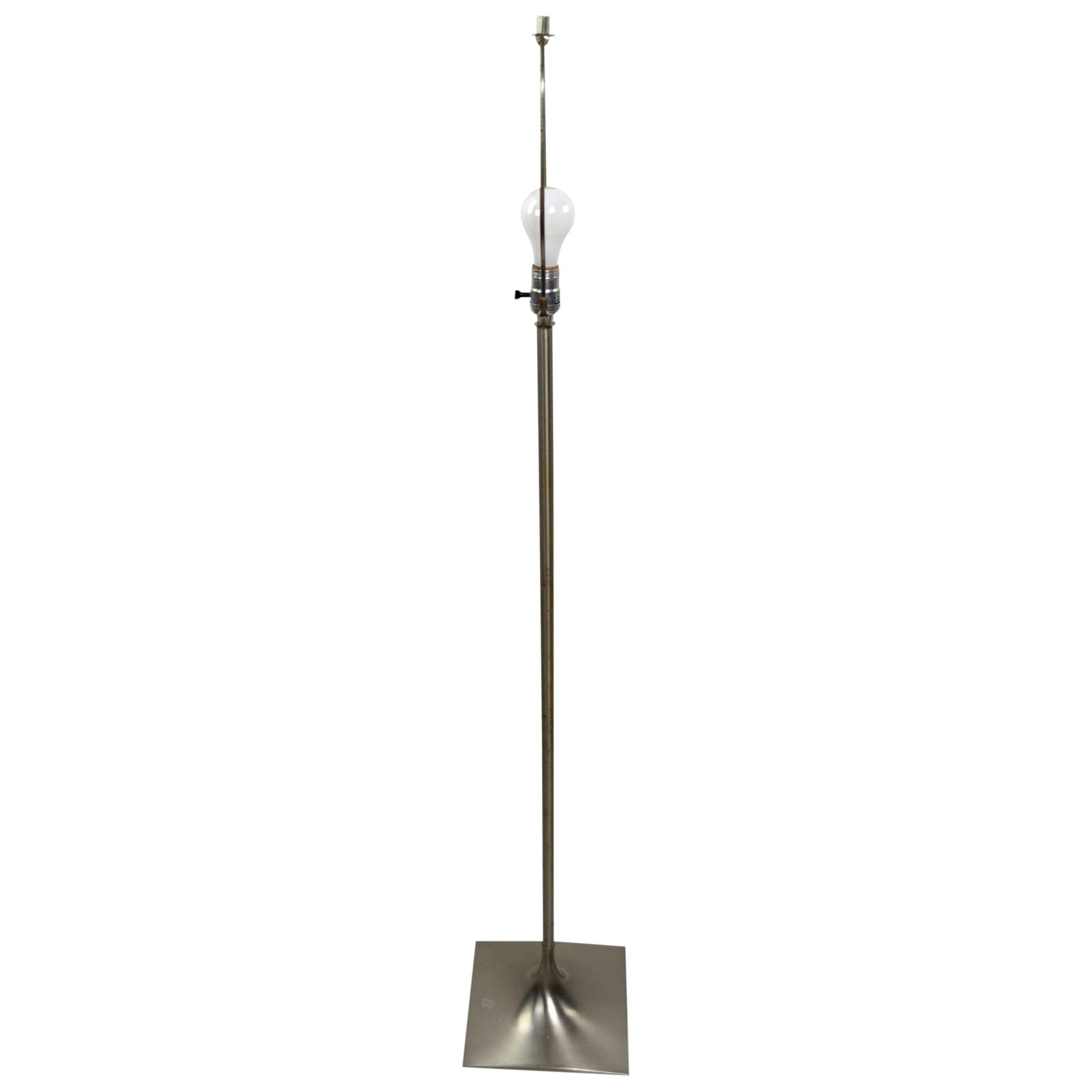 Vintage Classic Mod Floor Lamp by Laurel Silver Steel 56.75" (1 of 7)