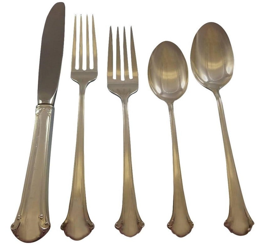 40 Piece Towle Chippendale Sterling Flatware Set Service for 8 (1 of 7)